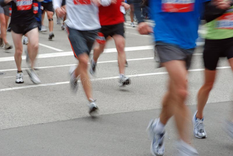 Maratona corridori centro.