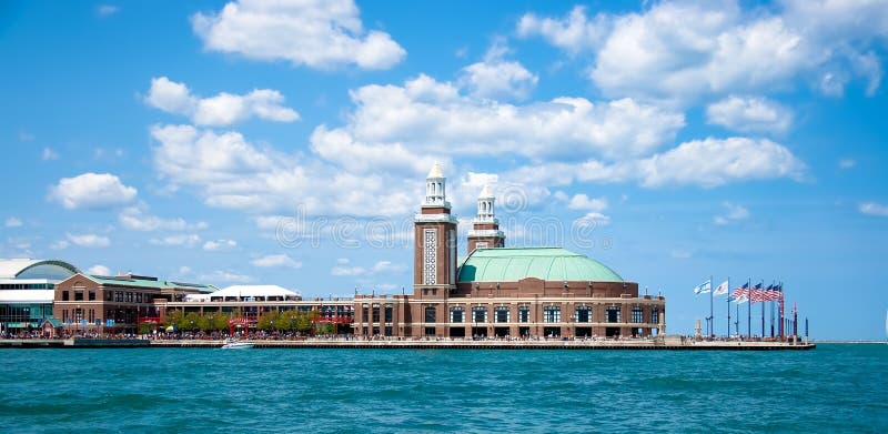 Chicago marynarki wojennej molo obrazy stock