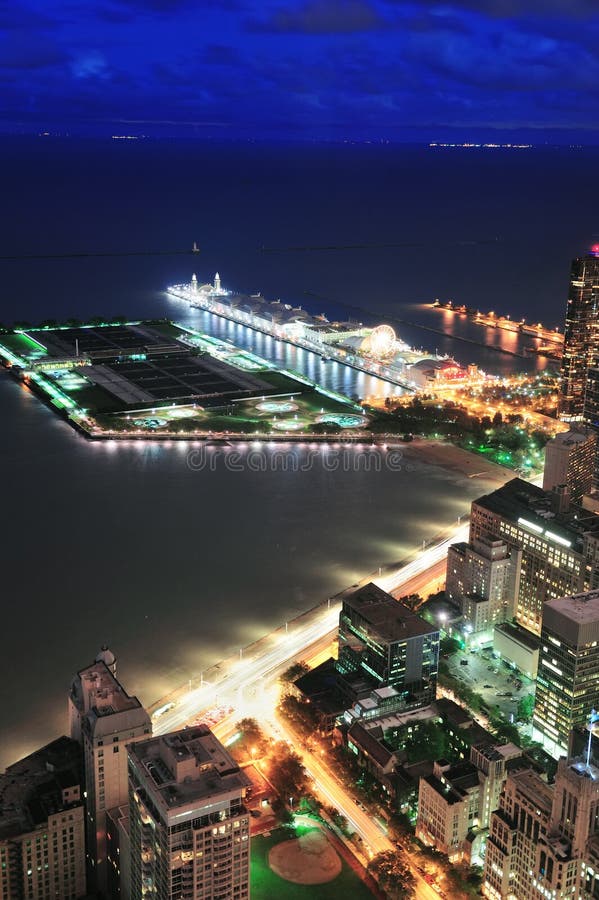 Chicago marynarki wojennej molo zdjęcie stock