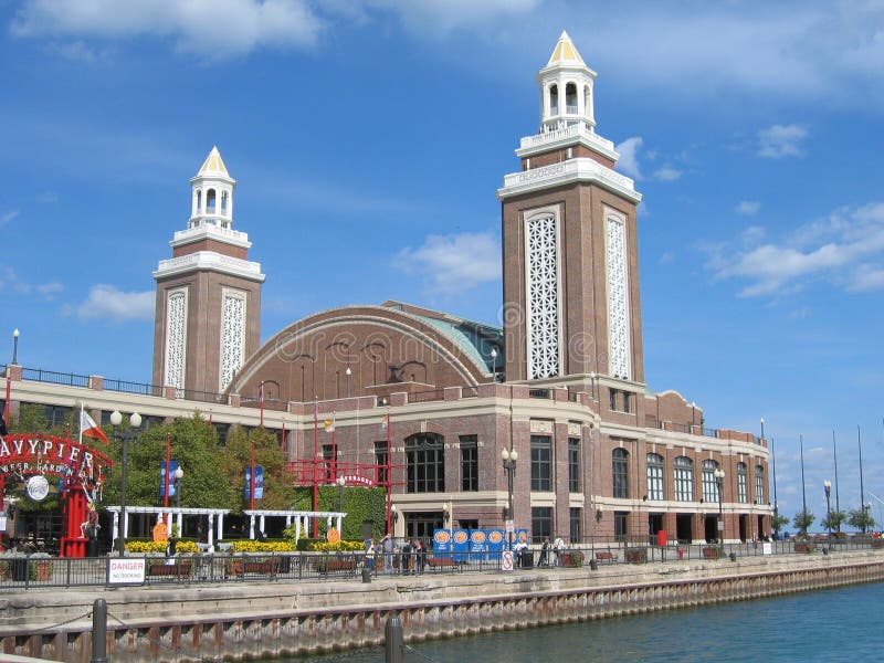 Chicago marynarki wojennej molo obrazy stock