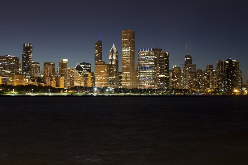 Chicago-Nachtskyline