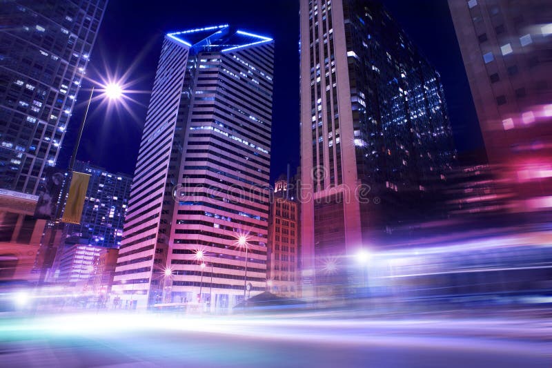 Chicago no movimento imagens de stock Chicago no movimento imagens de stock