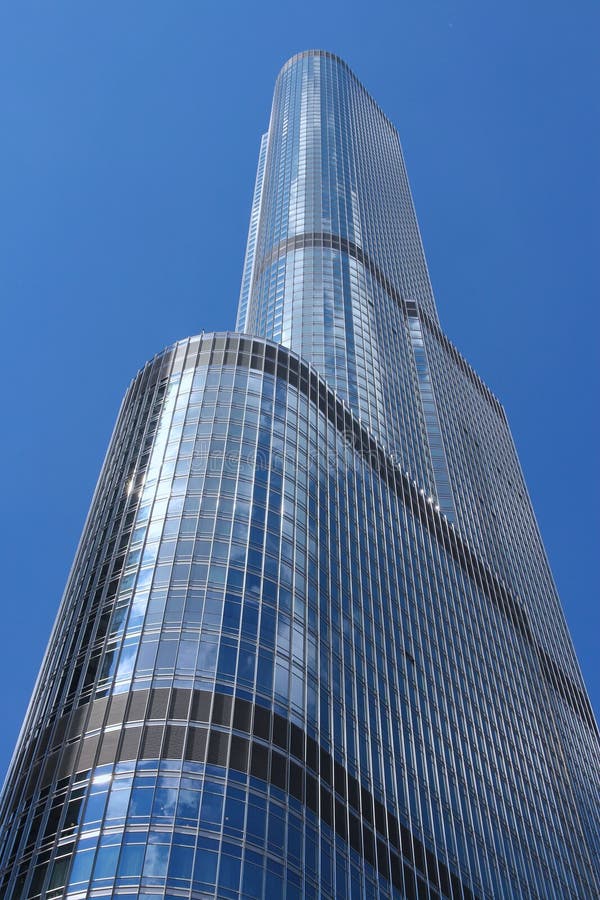 Trump Tower Chicago editorial photography. Image of america - 127896902