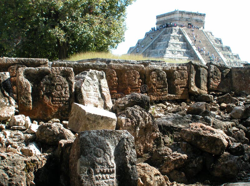 Chichen Itza 2 fotografia stock libera da diritti