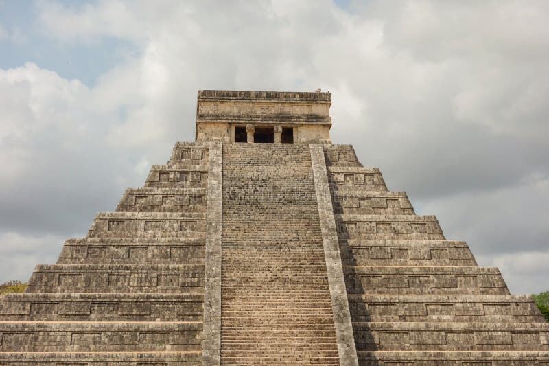 Chichen Itza archaeological complex in Yucatan Peninsula, Mexico. large pre-Columbian city stock images