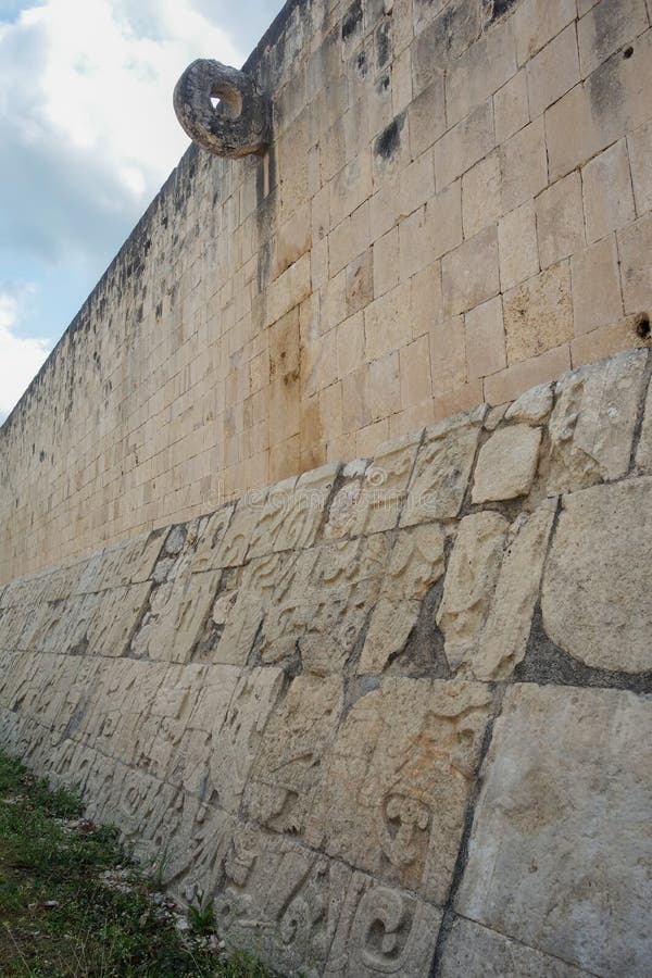 Chichen Itza archaeological complex in Yucatan Peninsula, Mexico. large pre-Columbian city royalty free stock image
