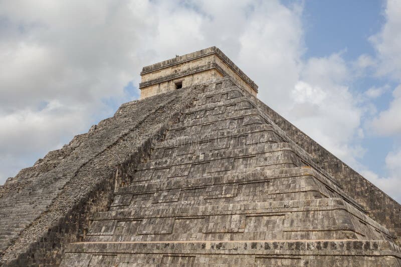 Chichen Itza archaeological complex in Yucatan Peninsula, Mexico. large pre-Columbian city royalty free stock photos