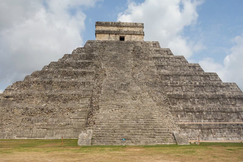 Chichen Itza archaeological complex in Yucatan Peninsula, Mexico. large pre-Columbian city stock photo