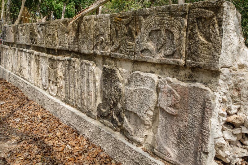 Chichen Itza archaeological complex in Yucatan Peninsula, Mexico. large pre-Columbian city stock photos