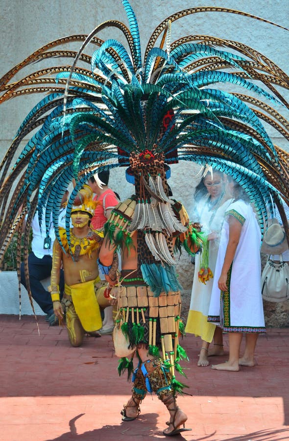 Chichen Itza Mexico March 21 2014 Native Mayan Dancers Performing ...