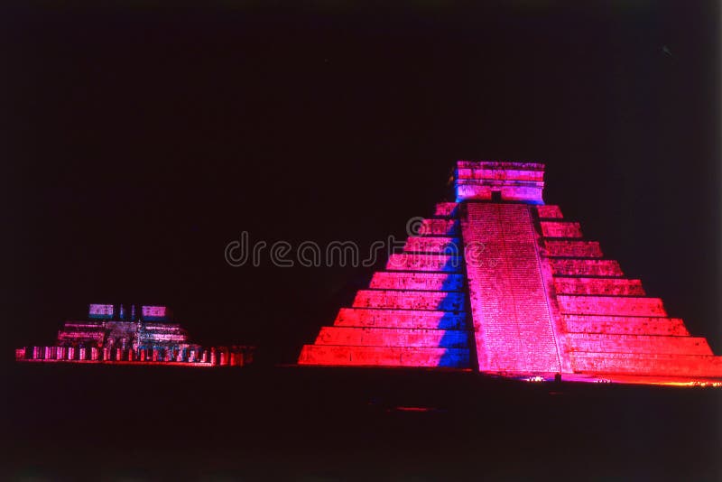 Chichen Itza, Mexico. Temple of Kukulcan, Also Known As El Castillo