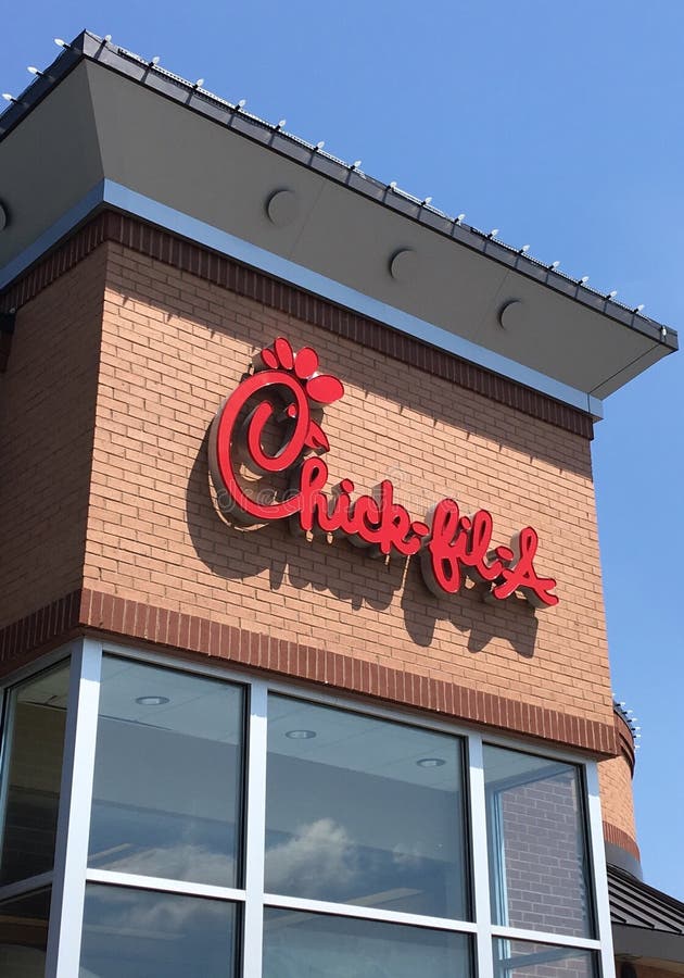 Chick-Fil-A editorial stock image. Image of chain, sign - 20516879