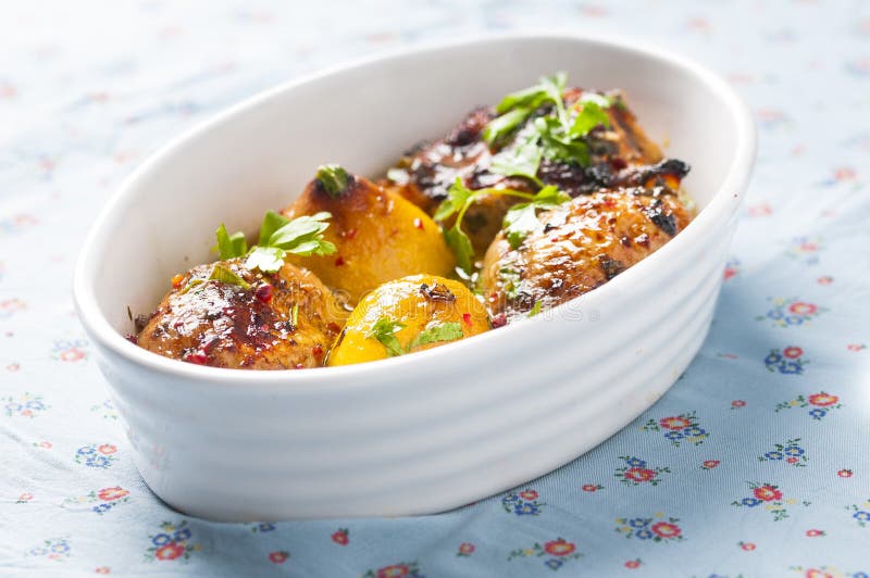 Chicken Breast with Lemon and Parsley Stock Image Image of chicken, baked 72744955