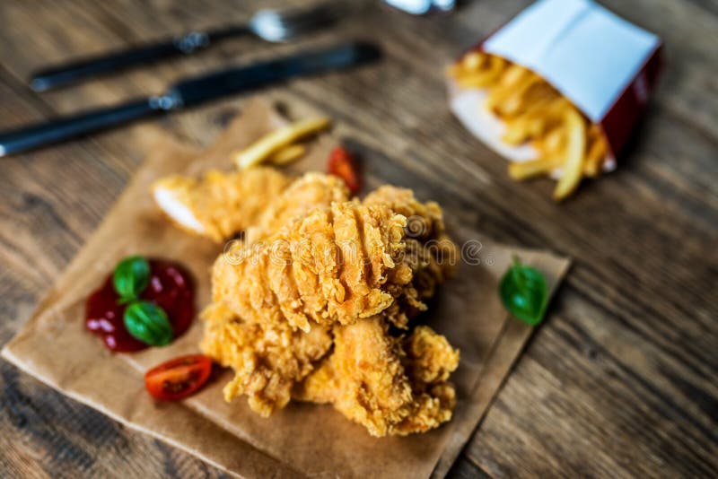 Chicken breast strips stock image. Image of obesity - 170739689