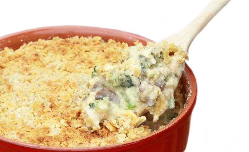 Chicken Broccoli Casserole royalty free stock photo