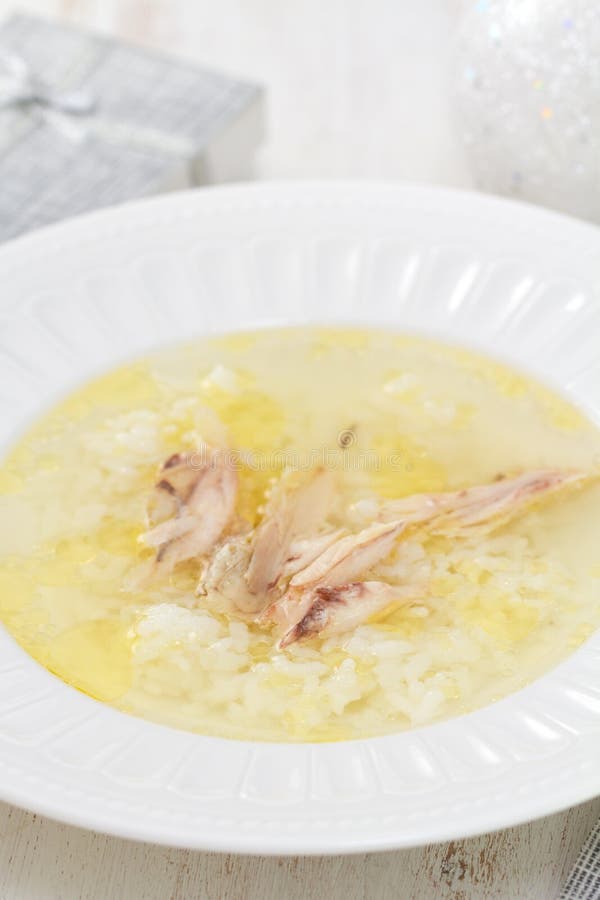 Chicken broth stock photo. Image of plate, lunch, healthy 15062626