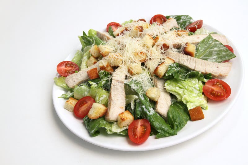 Chicken Cesar salad stock photos Chicken Cesar salad stock photos