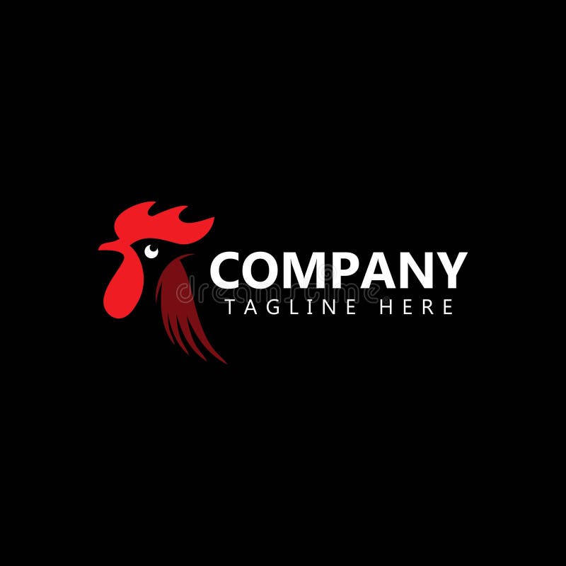 Chicken Company Logo Vector Template Design Illustration Stock Vector