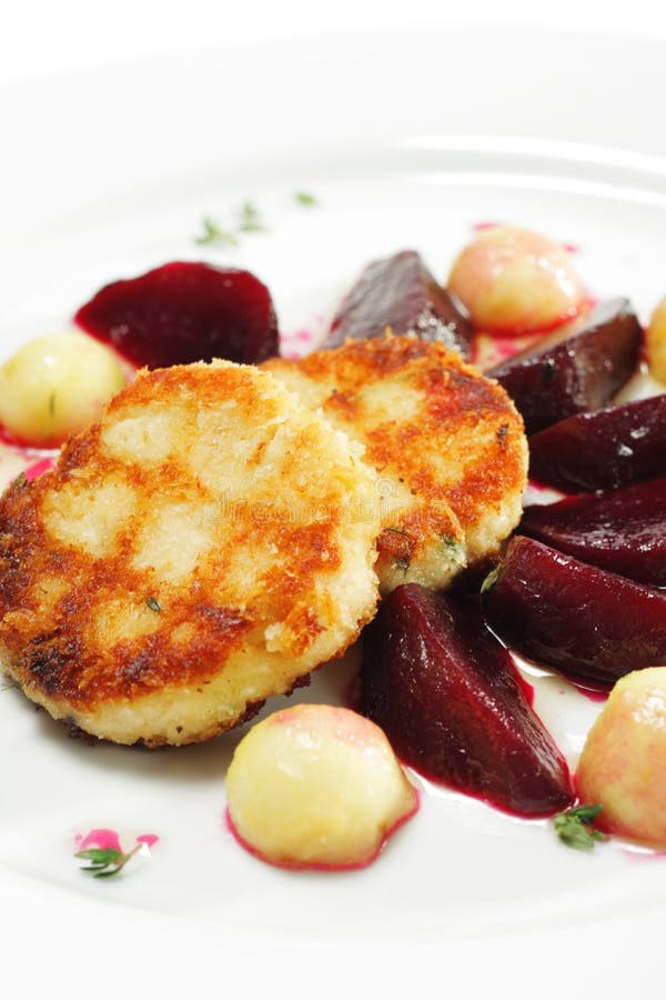 Chicken Confit with Pickled Beet