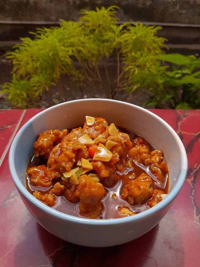 Chicken Crispy with Oyster Sauce for Breakfast Stock Photo Image of oyster, sauce 262883750
