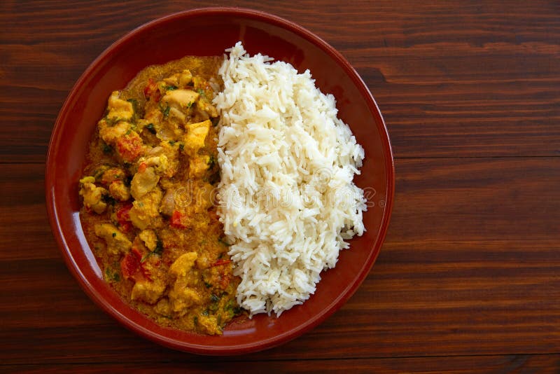 Chicken Curry Dish Indian Recipe Stock Image - Image of cucumber, curry