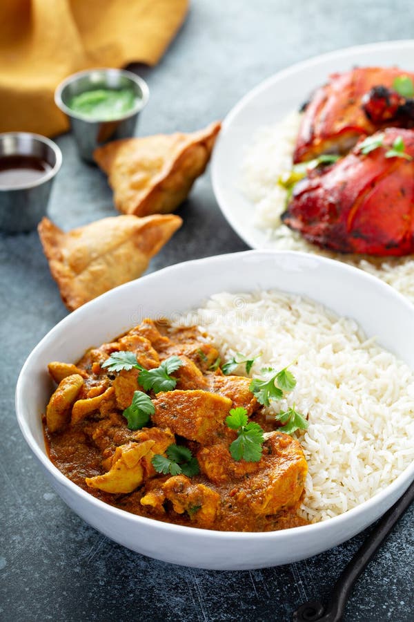 Chicken Curry with Jasmine Rice Stock Photo Image of bowl, closeup