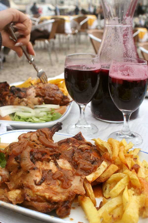 Chicken dinner stock photo. Image of catering, health, cooking 679882