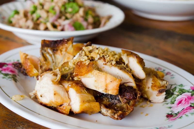 Chicken dish stock photo. Image of brown, chicken, fried 28214424