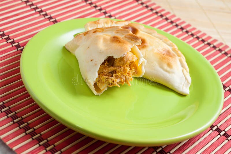 Chicken empanada.