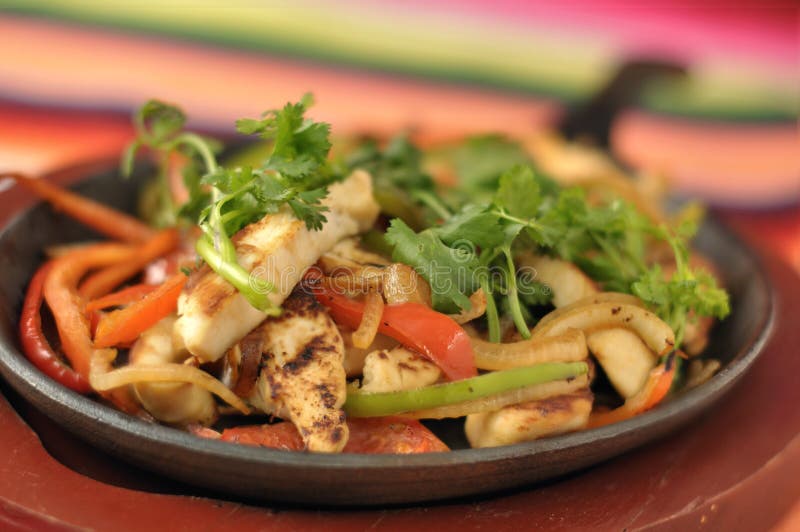 Chicken fajitas