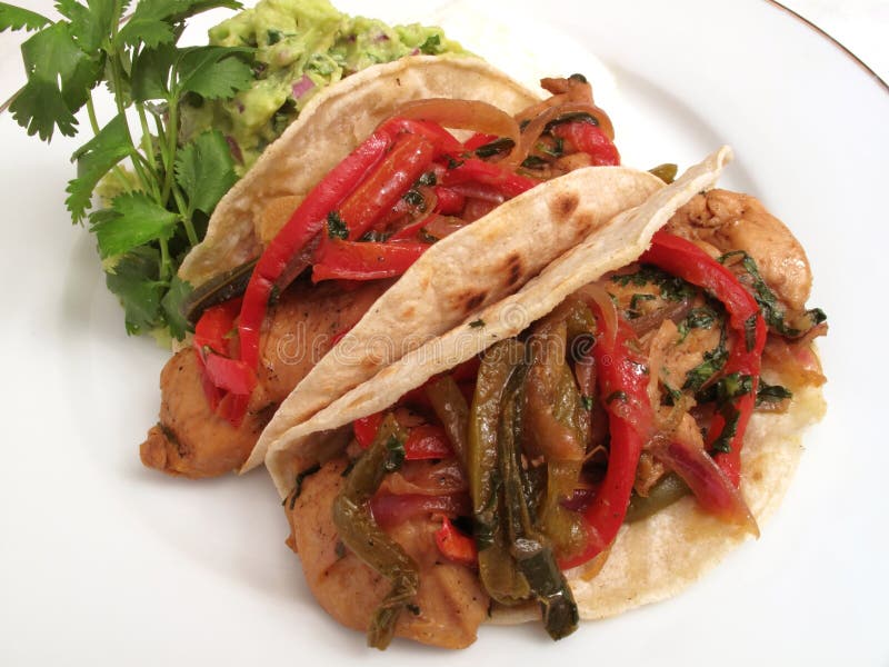 Chicken Fajitas Mexican Dinner