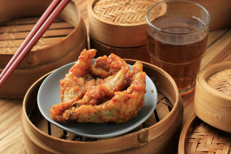 Chicken Feet Dim Sum stock image. Image of appetizer 264801653