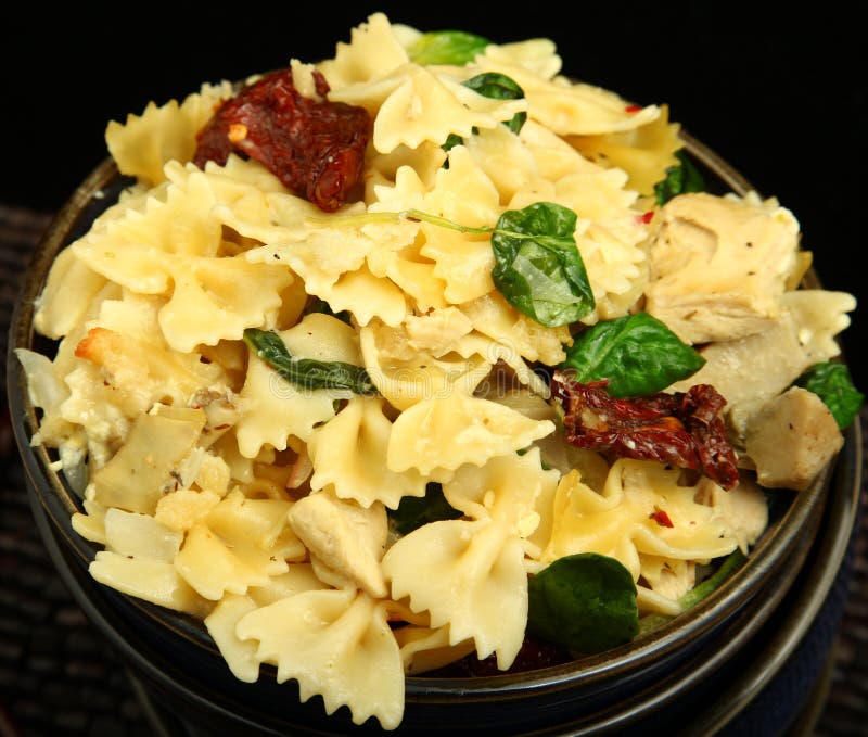 Chicken Florentine Artichoke Bake Stock Photo Image Of Tomatoes Pasta 13142868