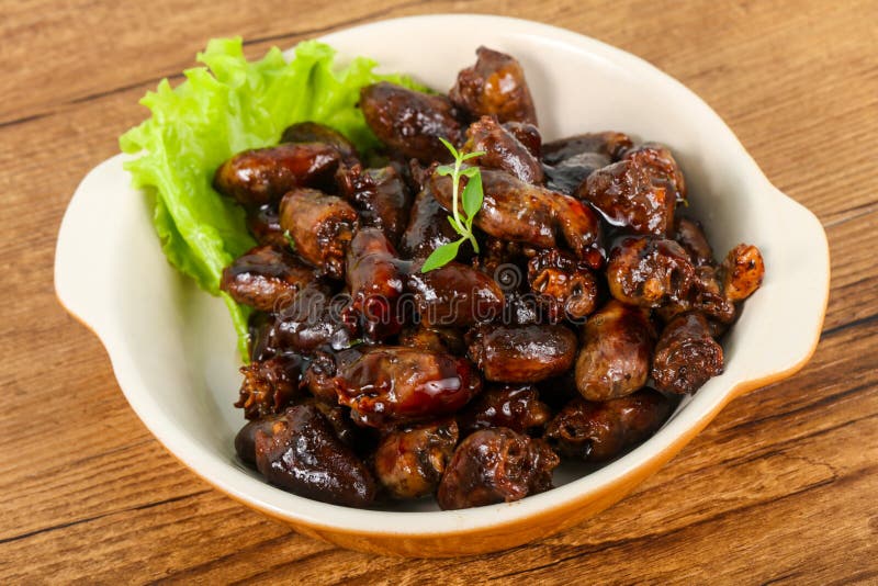 Chicken hearts stock image. Image of cuisine, gourmet 135156261