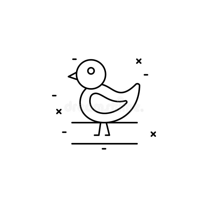 chicken icon. Simple thin line, outline of Agriculture icons for UI and UX, website or mobile application stock illustration chicken icon. Simple thin line, outline of Agriculture icons for UI and UX, website or mobile application stock illustration