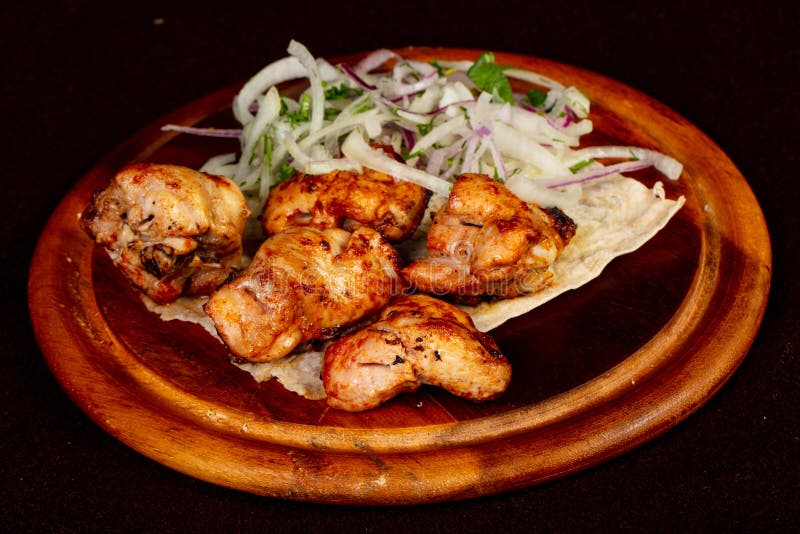 Chicken kebab shashlik