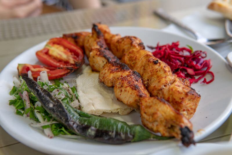 Chicken Kebab in Turkey stock image. Image of lunch 159854337
