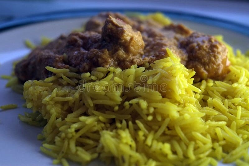 Chicken Korma Curry Dish stock image. Image of dish 107958625