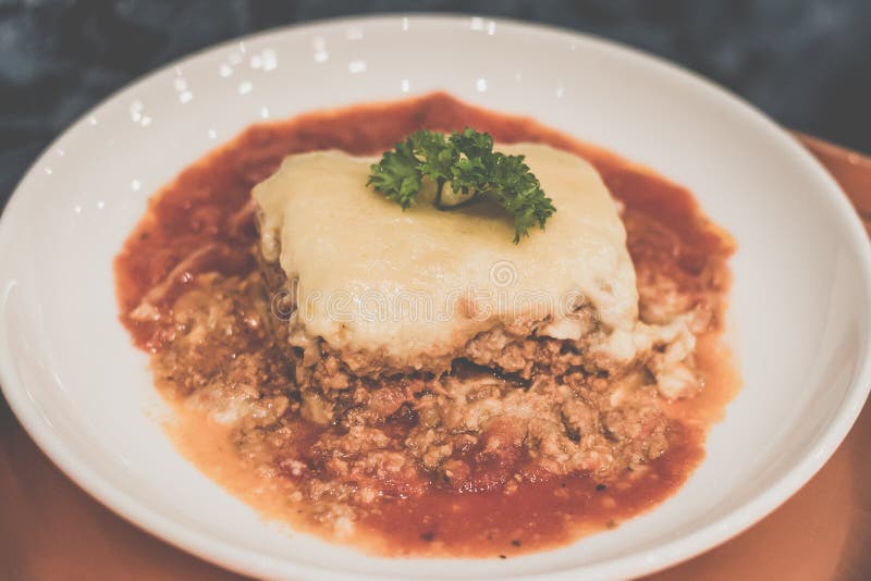 Chicken Lasagne Layers of Thick Pasta Smothered with Minced Chicken