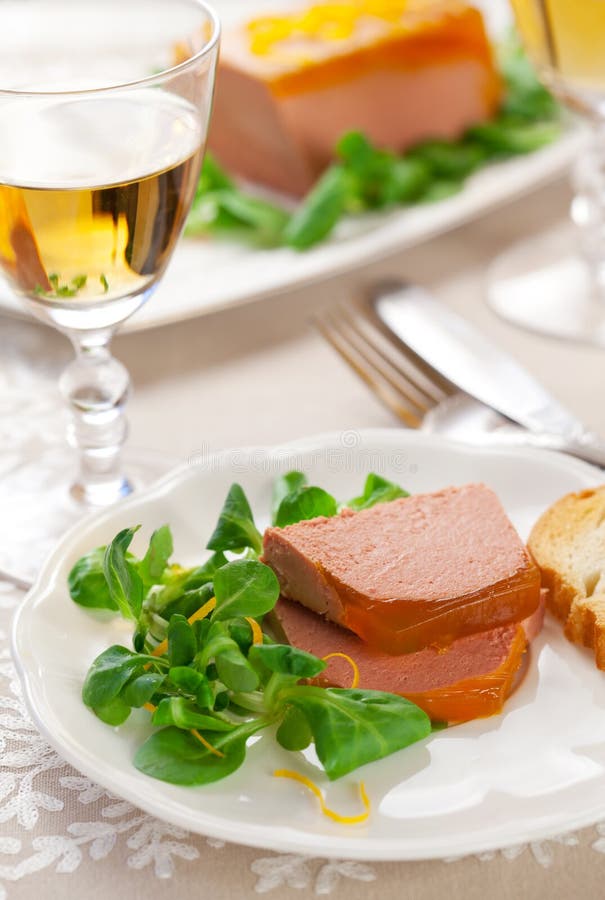 Chicken liver pate stock photo. Image of orange, garnish 22816766