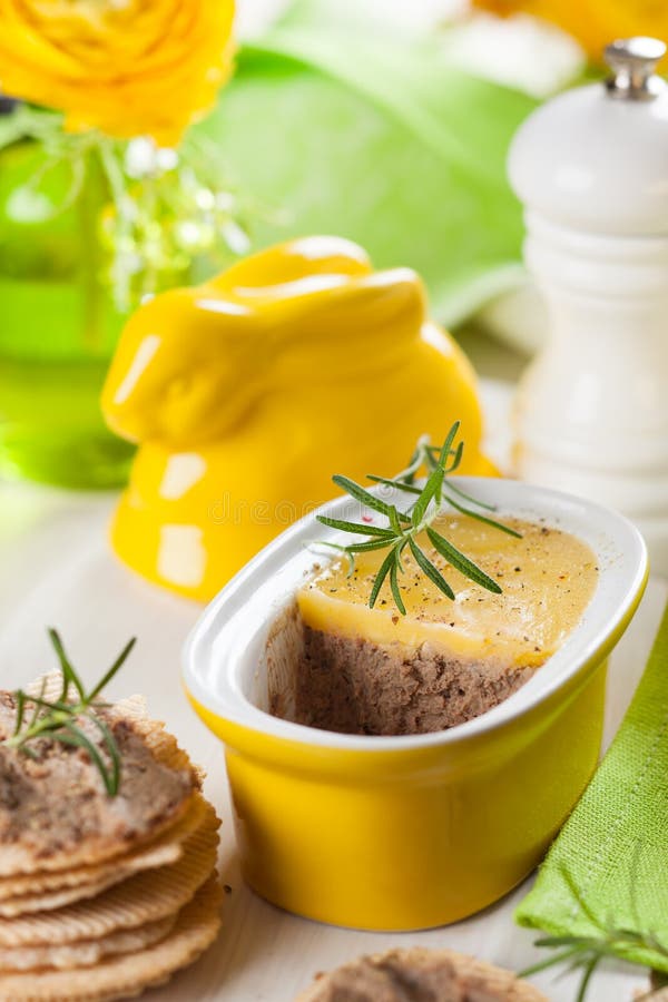 Chicken liver pate stock photo. Image of crostini, appetizer 26522682