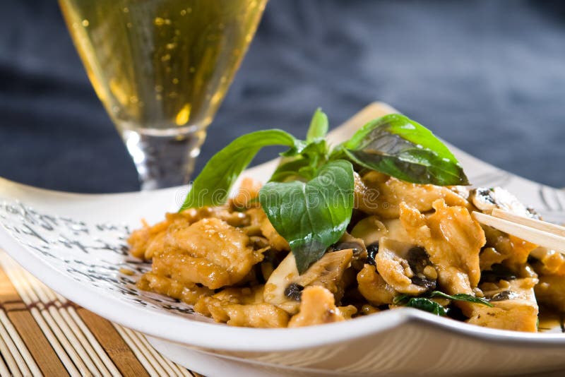 Chicken stir fry stock image. Image of healthy, chinese - 8671631