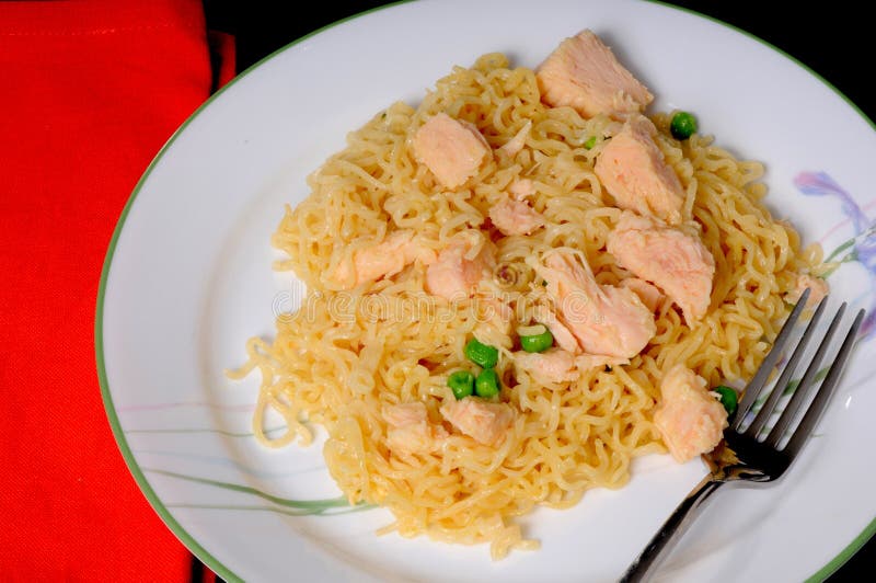 Chicken and Noodles stock photo. Image of thai, asian 5221098