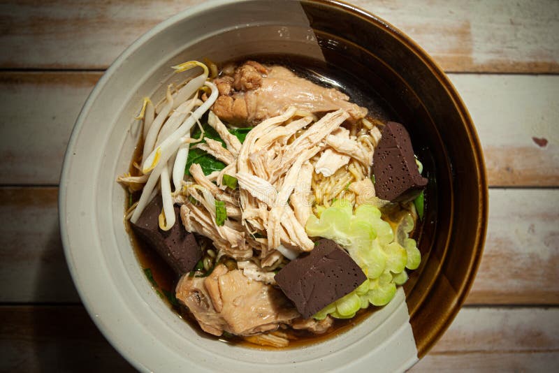 Chicken Noodles stock image. Image of traditional, food 252957483