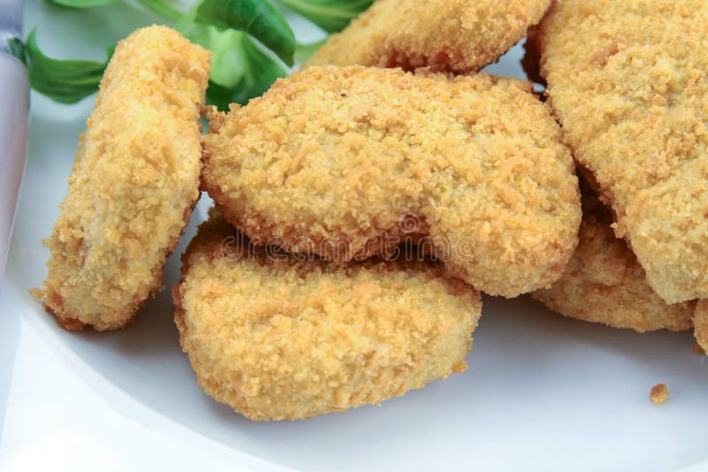 Chicken nuggets stock photo. Image of fresh, snack, crispy 164674136