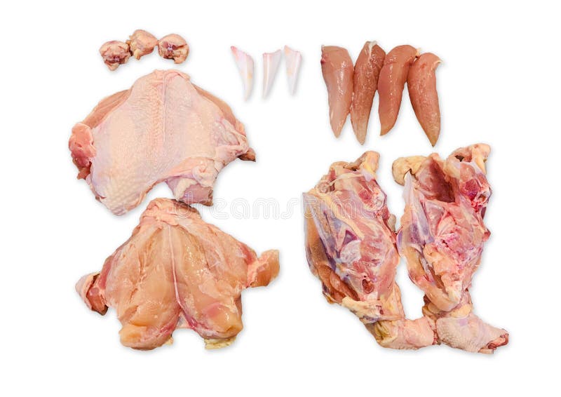 Chicken Offal, Leftover Parts from the Chicken Industry it Can Be Used To  Cook Many Things. Stock Photo - Image of chicken, dishes: 195815710