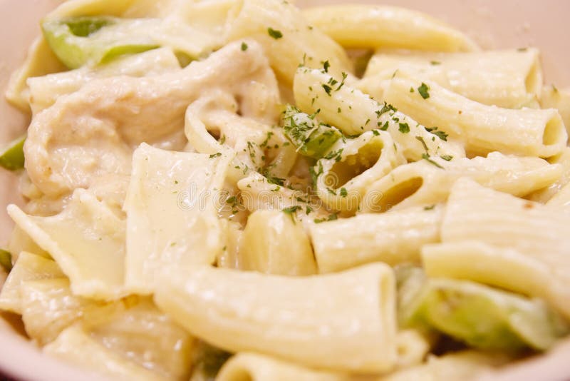 Chicken Penne Pasta stock photo. Image of supper, penne 1809234