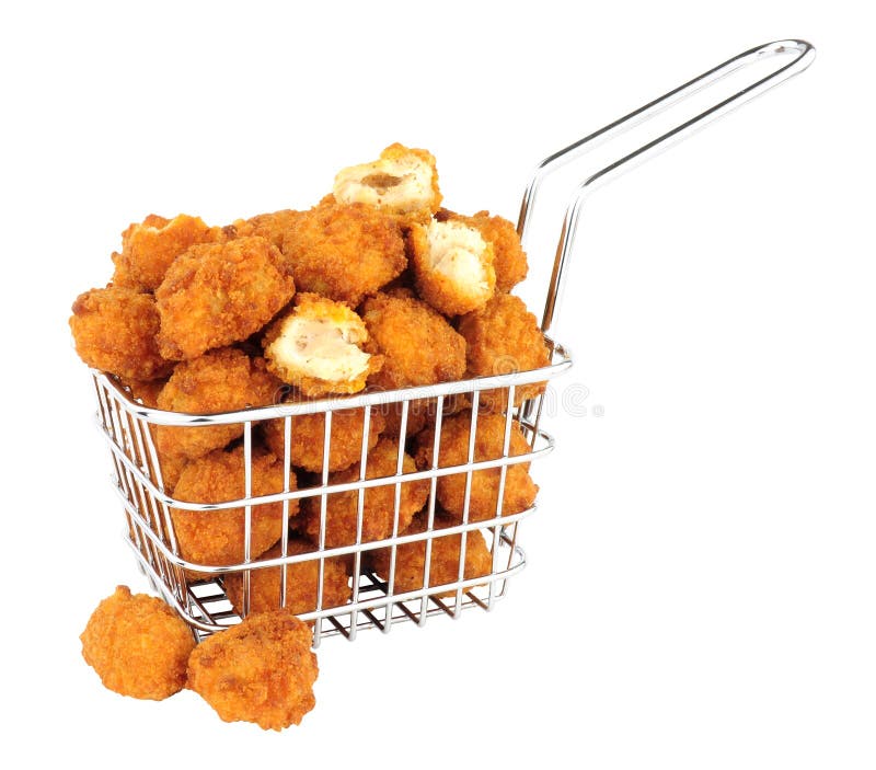 Popcorn chicken stock image. Image of macro, food, color 13406911