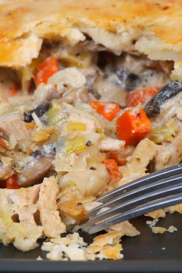 Chicken Pot-Pie stock image