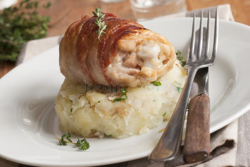 Chicken with potatoes stock photo. Image of roasted, roast - 22194142